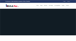 Desktop Screenshot of meatecinc.com